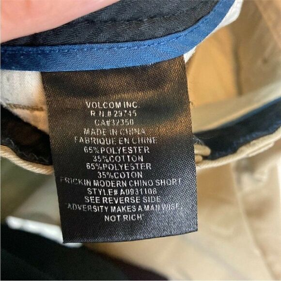 Volcom Flat Front Shorts - Picture 4 of 7